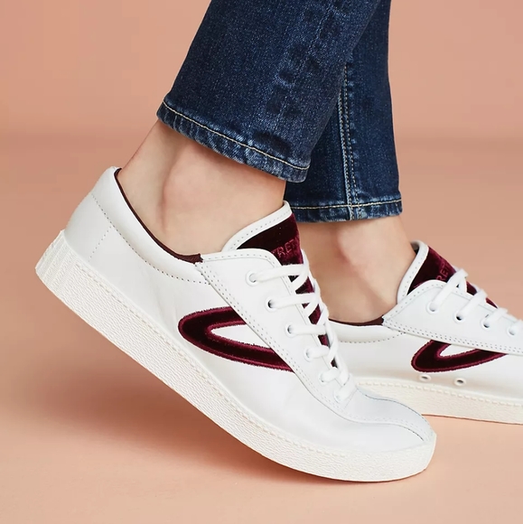 Tretorn Velvet Check Sneakers - Picture 1 of 6